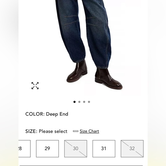 We The Free Good Luck Mid Rise Barrel Jeans Size 30 NWT - Picture 3 of 16